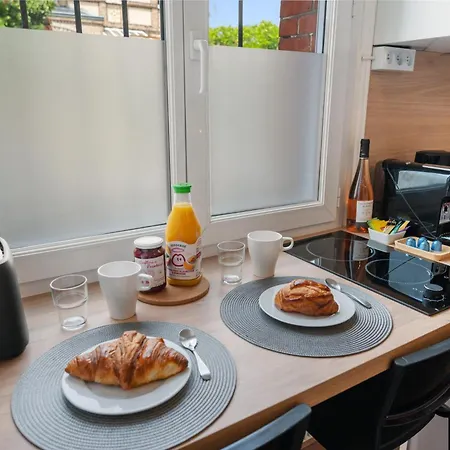 公寓 L'escale Rouennaise Cosy Proche De La Gare